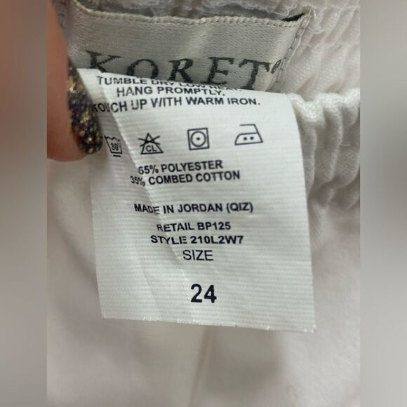 Koret Ladies 24w white pants - Picture 3 of 4